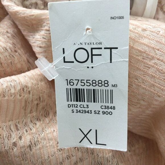 Loft Top Light Pink Shirt Size XL NWT - Picture 9 of 10